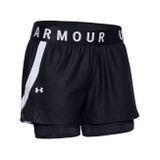 Under Armour Play Up 2-in-1 Shorts-BLK