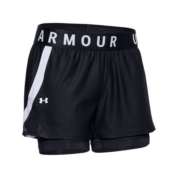 Under Armour Play Up 2-in-1 Shorts-BLK