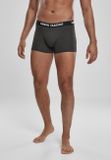 Urban Classics Boxer Shorts 3-Pack branding AOP/black/charcoal