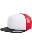 Urban Classics Foam Trucker with White Front blk/wht/red