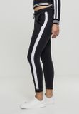 Urban Classics Ladies Interlock Joggpants black/white