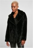 Urban Classics Ladies Lapel Teddy Jacket black