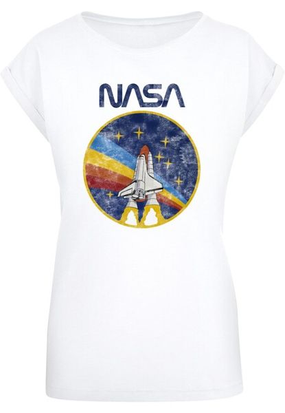 Urban Classics Ladies NASA - Rocket T-Shirt white