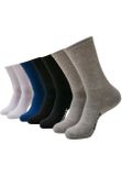 Urban Classics Logo Sport Socks 7-Pack black/white/heathergrey/blue