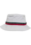 Urban Classics Stripe Bucket Hat white/firered/green