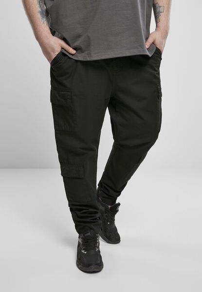 Urban Classics Tapered Double Cargo Pants black